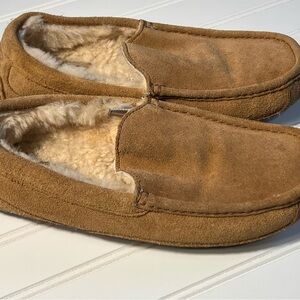 UGG Men's Brown Suede Slip-Ons